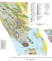 Usgs Geologic Map And Map Database Of Parts Of Marin San Francisco Alameda Etc In 2021 San Andreas Fault Map Sonoma County