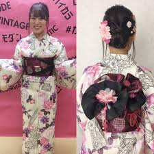 浴衣 アレンジ 着 方