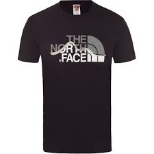 Футболка the north face black. The North Face Herren Mountain Line T Shirt Tnf Black Bike24