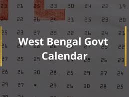 Download West Bengal Govt Calendar 2020 2021 Pdf