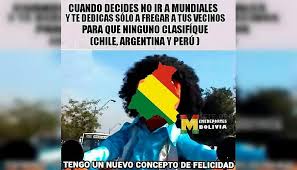 Chile se condenó a sí misma chile eliminatorias mundial noclasificó rusia2018 memedeportes. Peru Vs Bolivia Hinchas Bolivianos Trollean A Peruanos Con Memes Futbol Peruano El Bocon