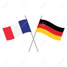 Le drapeau de l'allemagne est composé de trois bandes horizontales de tailles identiques. Illustration Raster Drapeau Allemand Et Francais Drapeaux De L Allemagne Et De La France Alliance Et Amitie Banque D Images Et Photos Libres De Droits Image 87111561