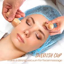 Allshow Kit De Terapia Facial De Madera, 7 Piezas, Kit Facia