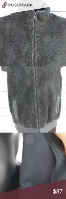 Banana Republic Sherpa Vest Grey Mens Medium New Flint Gray Banana Republic Jackets Coats Vests Clothes Design Fashion Fashion Design