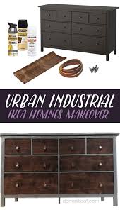 Ikea Hack Hemnes Dresser Urban Industrial Makeover Diy Kommode Ikea Kommode Hack Ikea Diy