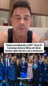 Zezé di Camargo pede para que SBT não exiba seu especial de Natal, após ver  as lamentáveis cenas da alta cúpula da emissora com os sabotadores da  nação. Parabéns pela coragem e