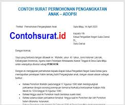 We did not find results for: Contoh Surat Permohonan Pengangkatan Anak Adopsi Contoh Surat