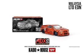 2024 Malaysia Diecast Expo KAIDO HOUSE Nissan Skyline GTR R34 Katsura  Orange | eBay