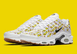 Black And Yellow Air Max Plus Nike Air Max Plus Tn All Over Print Aop White Yellow Black 903827 100 Nike Air Max Plus Nike Air Max Nike