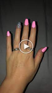 Ongles Acrylic Nails Coffin Short Pink Acrylic Nails Pink Gel Nails