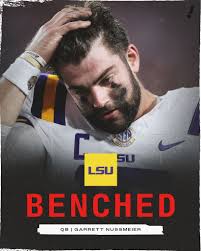 LSU has benched QB Garrett Nussmeier vs. Alabama 👀 Mississippi State  transfer Michael Van Buren entered the game at QB for the Tigers.