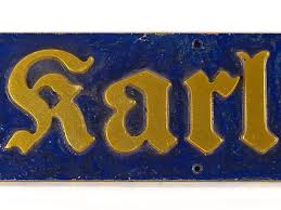 Image result for Name Plate Blue 1956 Fleet