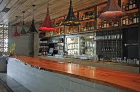 Cinder Block Bar Little Water Cantina Seattle Live Edge Wood Live Edge Furniture Wood Slab