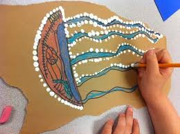 Aboriginal Bark Paintings Free Lesson Plan Download Art Lessons Elementary Elementary Art Projects Elements Of Art