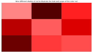 Anatomy Of Colors In Web Design Attention Grabbing Red Red Colour Palette Light Red Color Shades Of Red Color