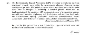 Box 50 amman 11118 gas disposal environment. Solved Q1 The Environmental Impact Assessment Eia Proce Chegg Com