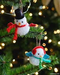 Pom Pom Snowman Ornaments Lia Griffith Christmas Pom Pom Christmas Diy Christmas Crafts