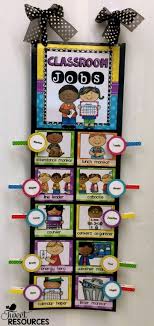 Classroom Jobs Clip Chart In Polka Dots Chart Classroom Clip Dots Jobs Polka Classroom Jobs Polka Dot Classroom Classroom Decorations