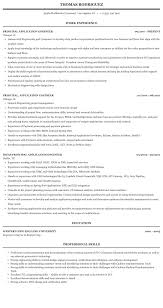 principal application engineer resume