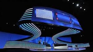Uefa Champions League 2012 2013 Draw Table Stage Set Design Stage Lighting Design Stage Design