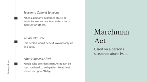 The state's commitment law gives law enforcement, doctors and mental. Key Differences Of The Baker Act And Marchman Act Journeypure 12 Keys