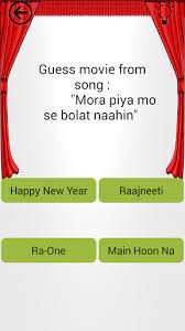 Jul 12, 2020 · question number 41 to 62, followings are the bollywood quiz questions with answers related to movies like super30, war, and about some actors like akshay kumar and ranveer singh. Download Bollywood Quiz Free For Android Bollywood Quiz Apk Download Steprimo Com