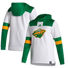 33 gurney crescent, north york on, m6b 1s9, canada. Women S Adidas White Green Minnesota Wild Reverse Retro Pullover Hoodie