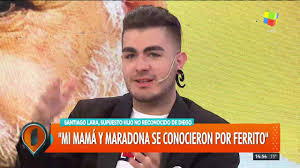 El supuesto hijo de diego maradona, santiago lara, le mandó un audio a luis ventura indignado por la información sobre el adn para confirmar si es hijo del 10. La Dura Historia De Santiago Lara El Nuevo Presunto Hijo De Maradona Da La Nota