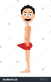 Cartoon erection