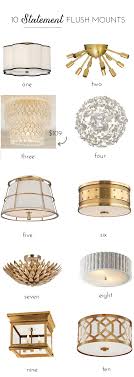 Flush Mount Lighting In The Living Room Emily A Clark