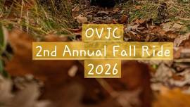 OVJC 2nd Annual Fall Ride 2026