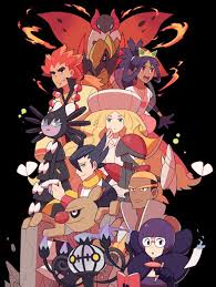 Black And White Elite Four Theme The Elite Four And Champion 5 Out Of 6 Pokemon Pokemon Pictures Pokemon Characters