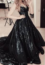 Black And Silver Prom Dresses Sequin Prom Dresses Cross Criss Neck Ball Gowns Slayingdress Prom Dresses Ball Gown Ball Gowns Ball Dresses