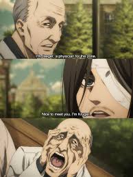 Did Eren purposely provoke his grandfather by asking him if he had regrets  for his own family? It seemed like Eren was subtly reminding his  grandfather that he's a coward, without directly