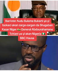 Sako Daga Barrister Audu Bulama Bukarti Kan Kalaman Shugaba Kasa Niger 🇳🇪.