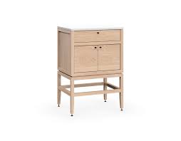 The floor vanity unit is the most common element of bathroom design. Volitare Vanity False Front 2 Doors 24x18x35 1 4 White Bronze Coquo