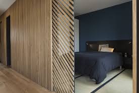 Buttes Chaumont Agence Glenn Medioni Cloison Bardage Bois Interieur Tasseau Bois
