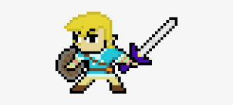 Majora's mask the legend of zelda: Botw Link Botw Link Pixel Art Png Image Transparent Png Free Download On Seekpng