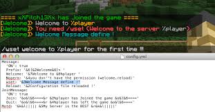 Show death messages from minecraft. Free Config Join Quit Motd Welcome Free Spigotmc High Performance Minecraft
