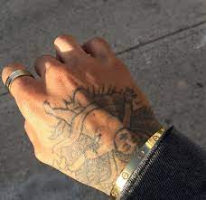 Gold Rings Hoe Claws Photo Tattoos Hand Tattoos Angel Tattoo