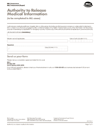 Read our detailed review of mlc life insurance including insurer info, key features, types of cover, performance, making claims and member benefits. Fillable Online Mlc Com Mlc Insurance Medical Authority Mlc Com Fax Email Print Pdffiller