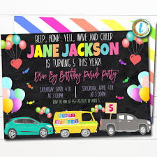 Wish them a happy birthday and show how much you care with same day birthday delivery. Drive By Birthday Parade Invitation Diy Editable Template In 2021 Birthday Party Invitations Party Invite Template Birthday Party