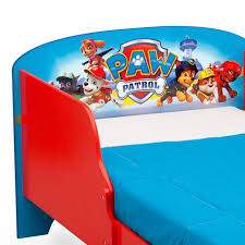 Paw patrol best pup pals reversible bed set. Paw Patrol Wood Toddler Bed Big Kid Bed Wooden Toddler Bed Toddler Mattress