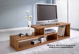 Agar fokus saat menonton televisi tak terpecah, sebaiknya pilih cat dinding dengan warna netral untuk dinding di belakang tv. Rak Tv Minimalis Kayu Jati Jual Meja Dan Kursi Sekolah Jati Harga Murah Furniture Home Living Room Tv Stand