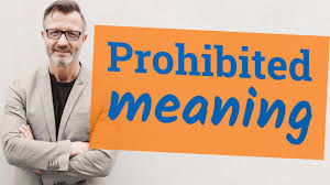 Informal not on, out, no go; Prohibit Past Participle Tense 50 Examples Of Present Tense Past Tense And Past Participle