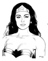WONDER WOMAN portrait....by Dan Adkins