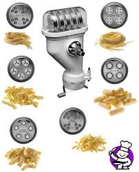 Kitchenaid Mixer Pasta Press Stand Mixer Attachment Kpexta 6 Pc Pasta Spag Maker Kitchen Aid Mixer Attachments Kitchen Aid Mixer Recipes Kitchen Aid Attachments
