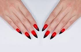 There s nothing minimal about these designer nails. Top 15 Easy Red And Black Nail Arts Tattooed Martha