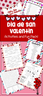 Joyeux jour de saint valentin. Dia De San Valentin Spanish Activities For Valentine S Day Lesson Plan Spanish Activities Valentines Spanish Teaching Resources