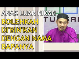 Oleh karena itu djubaedah menjelaskan bagi penganut agama islam, anak luar nikah itu tidak dapat dikategorikan sebagai anak sah. Ustaz Azraie Anak Luar Nikah Bolehkah Di Bin Kan Dengan Nama Bapanya Youtube